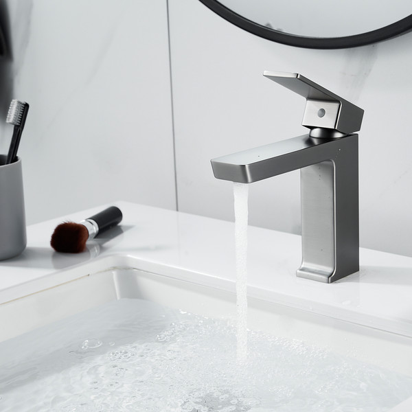 Изображение товара Смеситель Rose R1801T-1 (оружейная сталь)