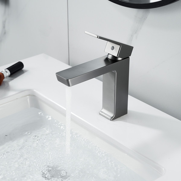 Изображение товара Смеситель Rose R1801T-1 (оружейная сталь)