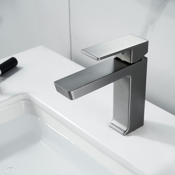 Изображение товара Смеситель Rose R1801T-1 (оружейная сталь)