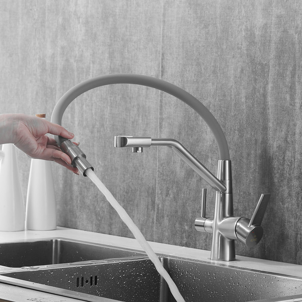 Изображение товара Смеситель Rose R558L (сатин)