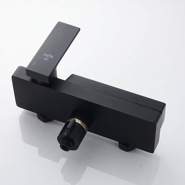 Изображение товара Душевая система со смесителем Rose R1836H (черный)