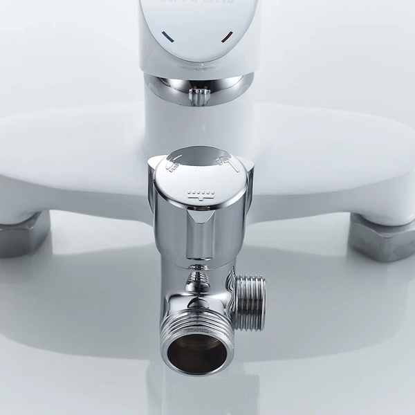 Изображение товара Душевая система со смесителем Shevanik S9836F (белый/хром)