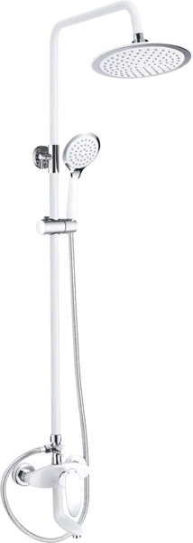 Изображение товара Душевая система со смесителем Shevanik S9836F (белый/хром)