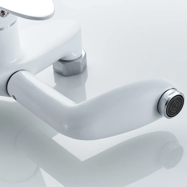 Изображение товара Душевая система со смесителем Shevanik S9836F (белый/хром)