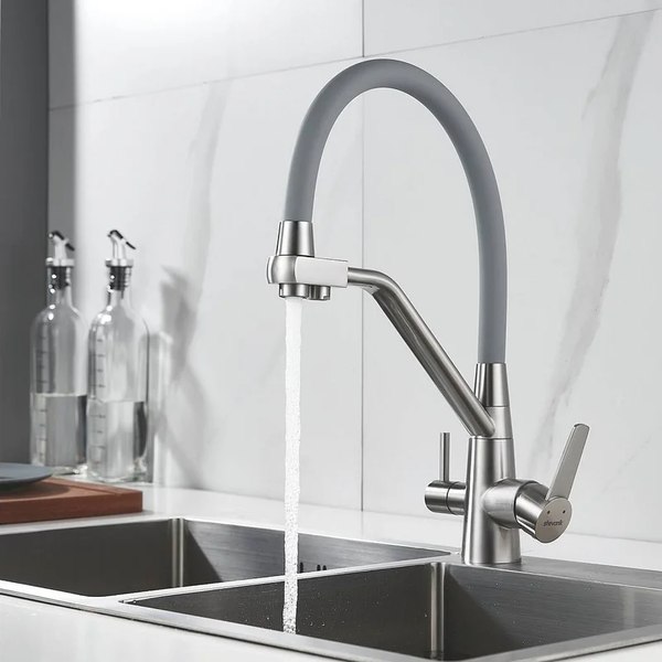 Изображение товара Смеситель Shevanik S968L (сатин)