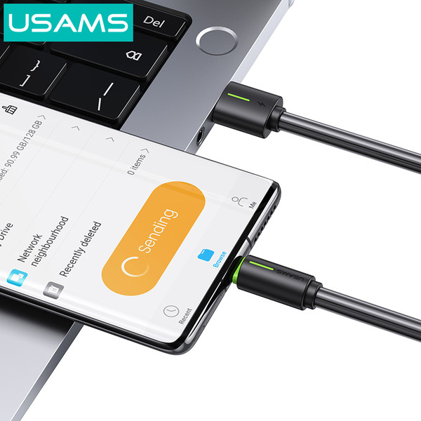 Изображение товара Кабель Usams YR Series SJ732 Type-C (1м, белый)