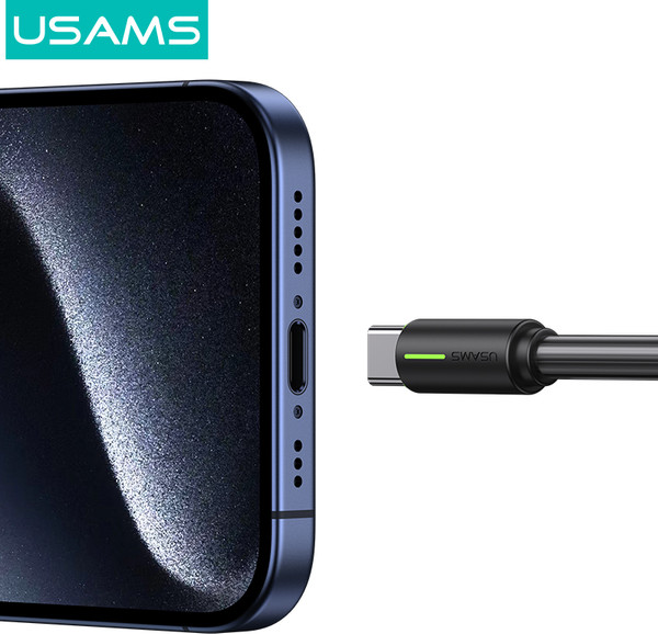 Изображение товара Кабель Usams YR Series SJ734 Type-C-Type-C (1м, белый)
