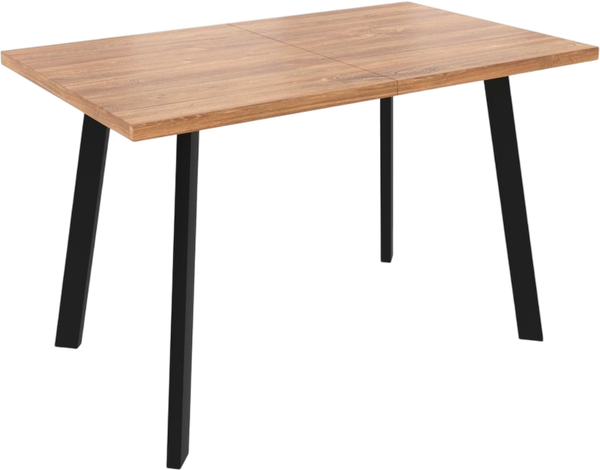 Изображение товара Обеденный стол Listvig Фин раздвижной (дуб табачный/черный)