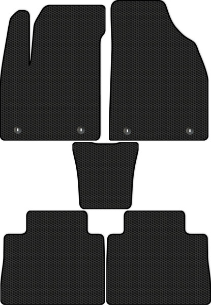 Изображение товара Комплект ковриков для авто Alicosta 2418_1 для MG HS I SUV 2018-н.в. (EVA соты, черный)