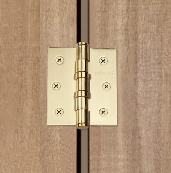 Изображение товара Петля дверная Trodos 75x62x2.5 б/к накладная (золото матовый)