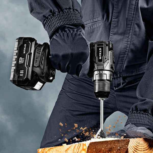 Изображение товара Аккумуляторная дрель-шуруповерт Ставр 18V UNI-M SDD 18BL