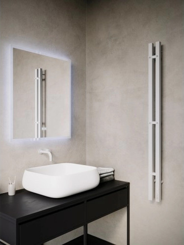 Изображение товара Полотенцесушитель электрический Terminus Стойка Duo Проф 1200 (белый)