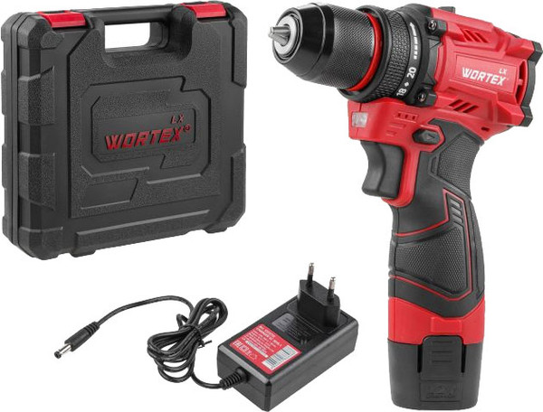 Изображение товара Аккумуляторная дрель-шуруповерт Wortex LX BD 1215-1 Li (1333698)