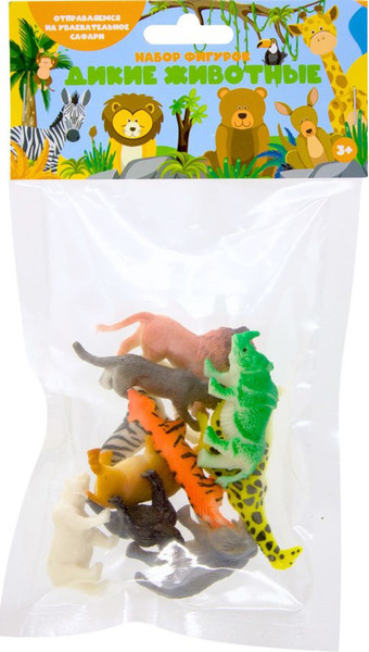 Изображение товара Набор фигурок игровых Bumbaram Дикие животные / G-39