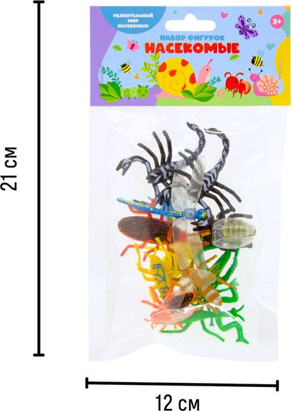 Изображение товара Набор фигурок игровых Bumbaram Насекомые / G-37