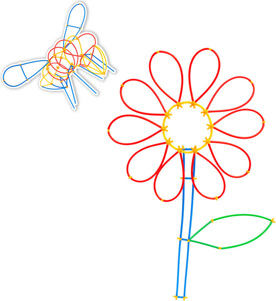 Изображение товара Конструктор Dede Bamboo-стики. Мир динозавров / 03680