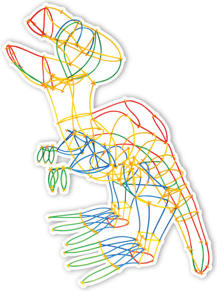 Изображение товара Конструктор Dede Bamboo-стики. Мир динозавров / 03680