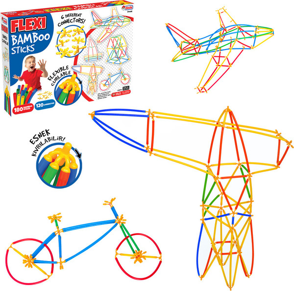 Изображение товара Конструктор Dede Bamboo-стики. Техника / 03679