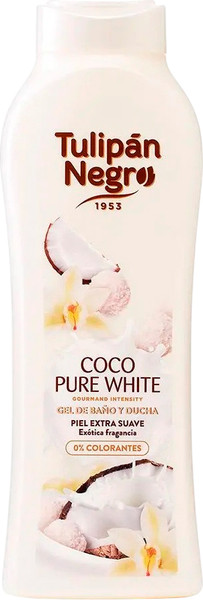 Изображение товара Гель для душа Tulipan Negro Coco Pure White (650мл)