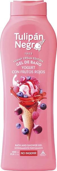 Изображение товара Гель для душа Tulipan Negro Yogurt Con Frutos Rojos (650мл)