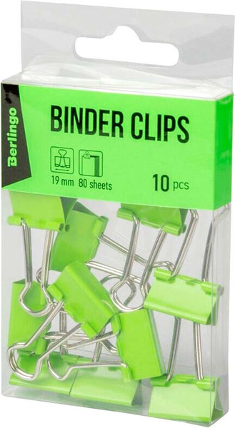 Изображение товара Зажим для бумаги Berlingo BC1019e (10шт)