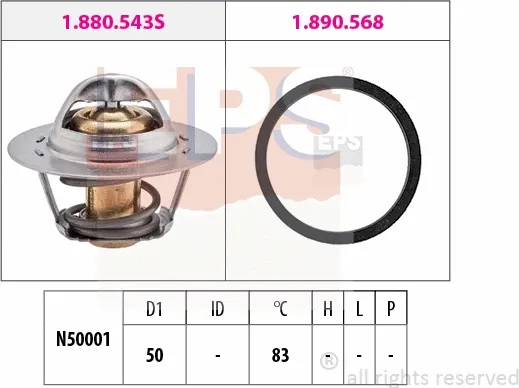 Изображение товара Термостат автомобильный EPS 1.880.543