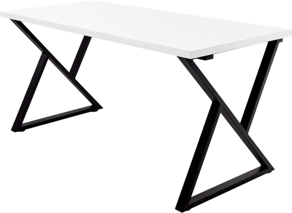 Изображение товара Обеденный стол Millwood Дели Л 120x70x75 (белый/металл черный)