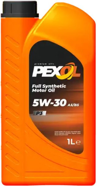 Изображение товара Моторное масло Pexol P3 5W30 A5/B5 SL/CF / 5W30PX085 (1л)