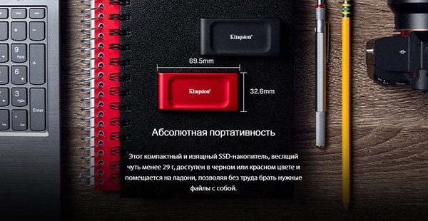 Изображение товара Внешний жесткий диск Kingston SXS1000R/2000G