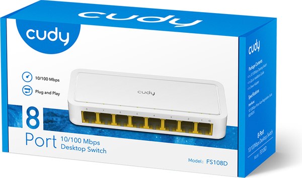 Изображение товара Коммутатор Cudy FS108D