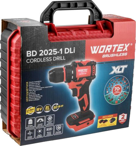 Изображение товара Аккумуляторная дрель-шуруповерт Wortex BD 2025 DLi ALL1 (1329838)