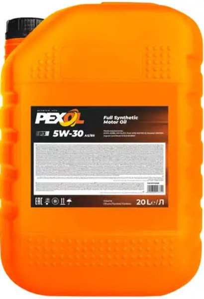 Изображение товара Моторное масло Pexol P3 5W30 A5/B5 SL/CF / 5W30PX088 (20л)