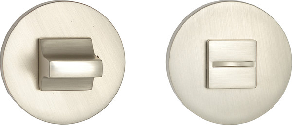 Изображение товара Фиксатор дверной защелки VELA Prima WC-Round SN (матовый никель)