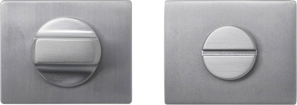 Изображение товара Фиксатор дверной защелки VELA Prima WC-Quadro-X-SC (белое серебро)