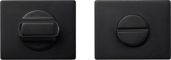 Изображение товара Фиксатор дверной защелки VELA Prima WC-Quadro-X-BL (черный)