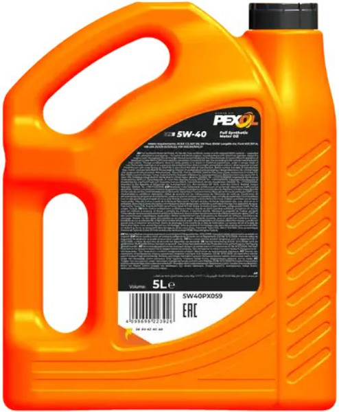 Изображение товара Моторное масло Pexol P5 5W40 C3 SN/CF / 5W40PX059 (5л)