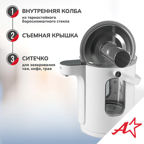 Изображение товара Термопот Atlanta ATH-2660 (белый)