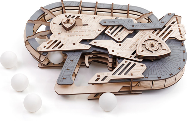 Изображение товара Бластер игрушечный EWA Пинг-понг пушка