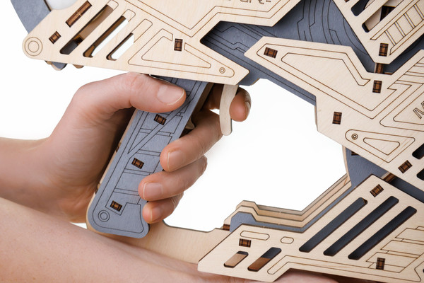 Изображение товара Бластер игрушечный EWA Пинг-понг пушка