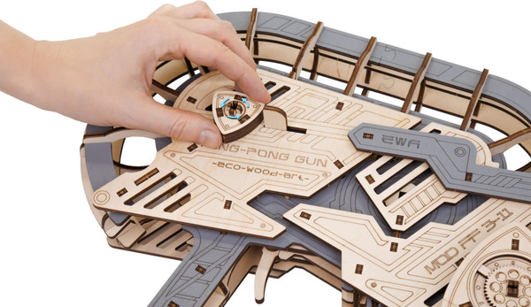 Изображение товара Бластер игрушечный EWA Пинг-понг пушка
