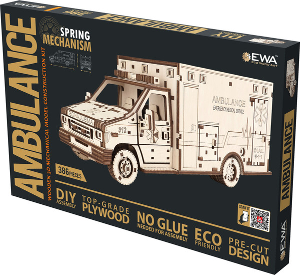 Изображение товара Автомобиль игрушечный EWA Скорая помощь