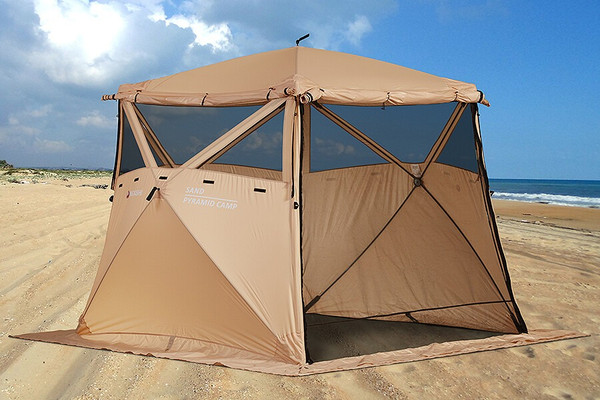 Изображение товара Туристический шатер Higashi Pyramid Camp Sand Кухня-шатер / 03463