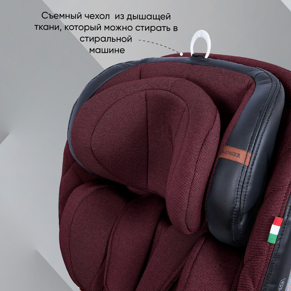 Изображение товара Автокресло Sweet Baby Ranger 360 Isofix 0-36 (бургунди)