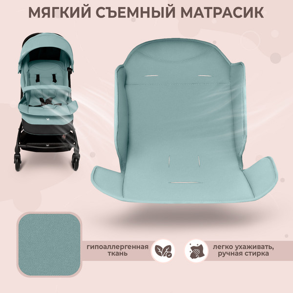 Изображение товара Детская прогулочная коляска Sweet Baby Bella (зеленый)