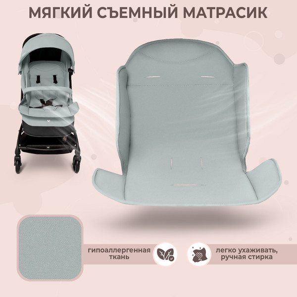 Изображение товара Детская прогулочная коляска Sweet Baby Bella (серый)