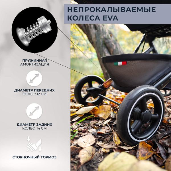 Изображение товара Детская прогулочная коляска Sweet Baby Grazia (синий)