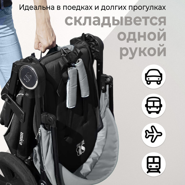 Изображение товара Детская прогулочная коляска Sweet Baby Unica (серый)