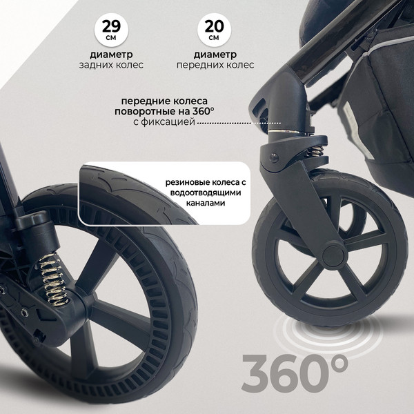 Изображение товара Детская прогулочная коляска Sweet Baby Unica (серый)
