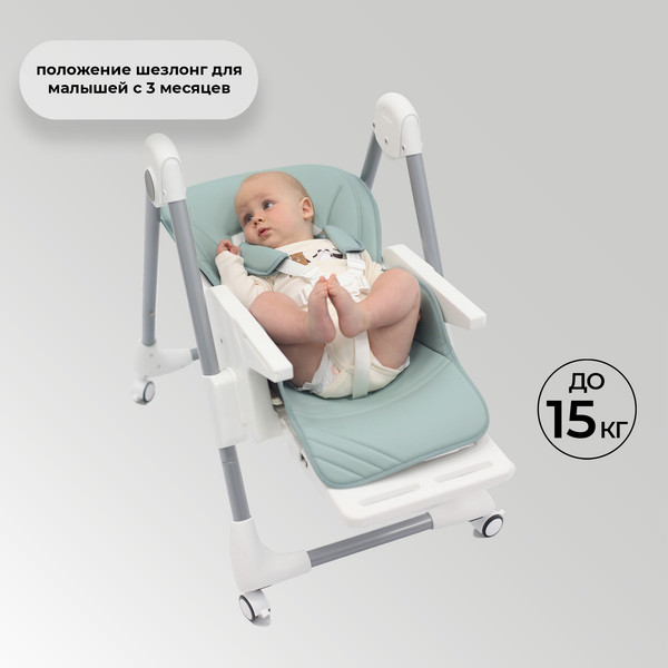 Изображение товара Стульчик для кормления Sweet Baby Roma (бирюзовый)