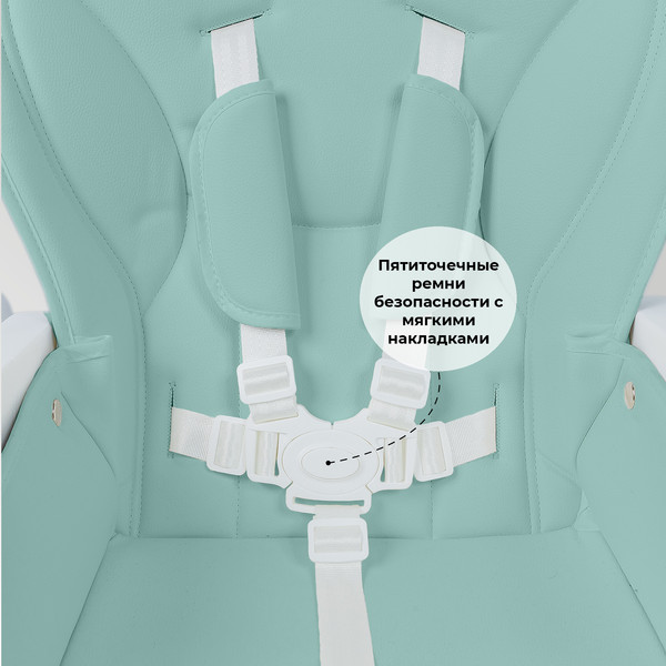 Изображение товара Стульчик для кормления Sweet Baby Roma (бирюзовый)